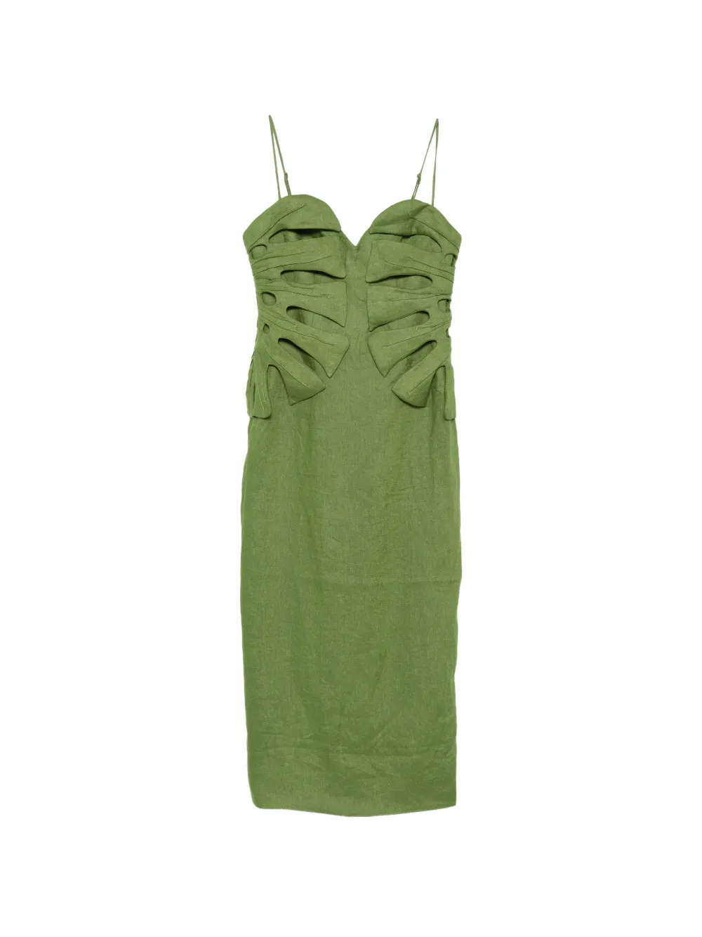 FARM Rio Monstera Leaf maxi dress - Verde