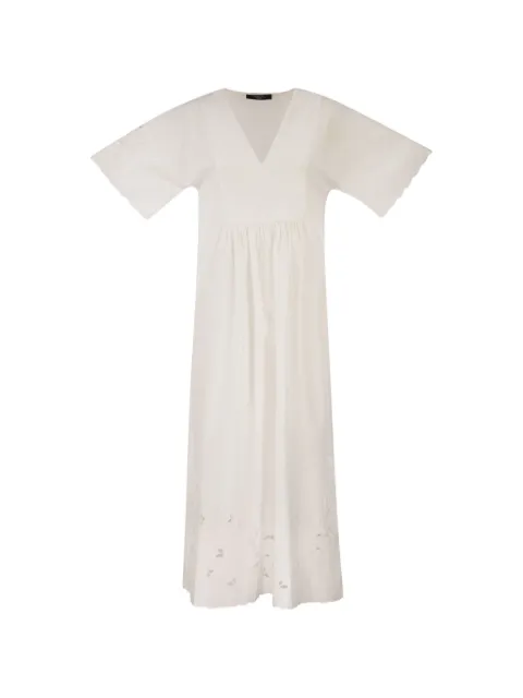 Weekend Max Mara embroidered V-neck dress