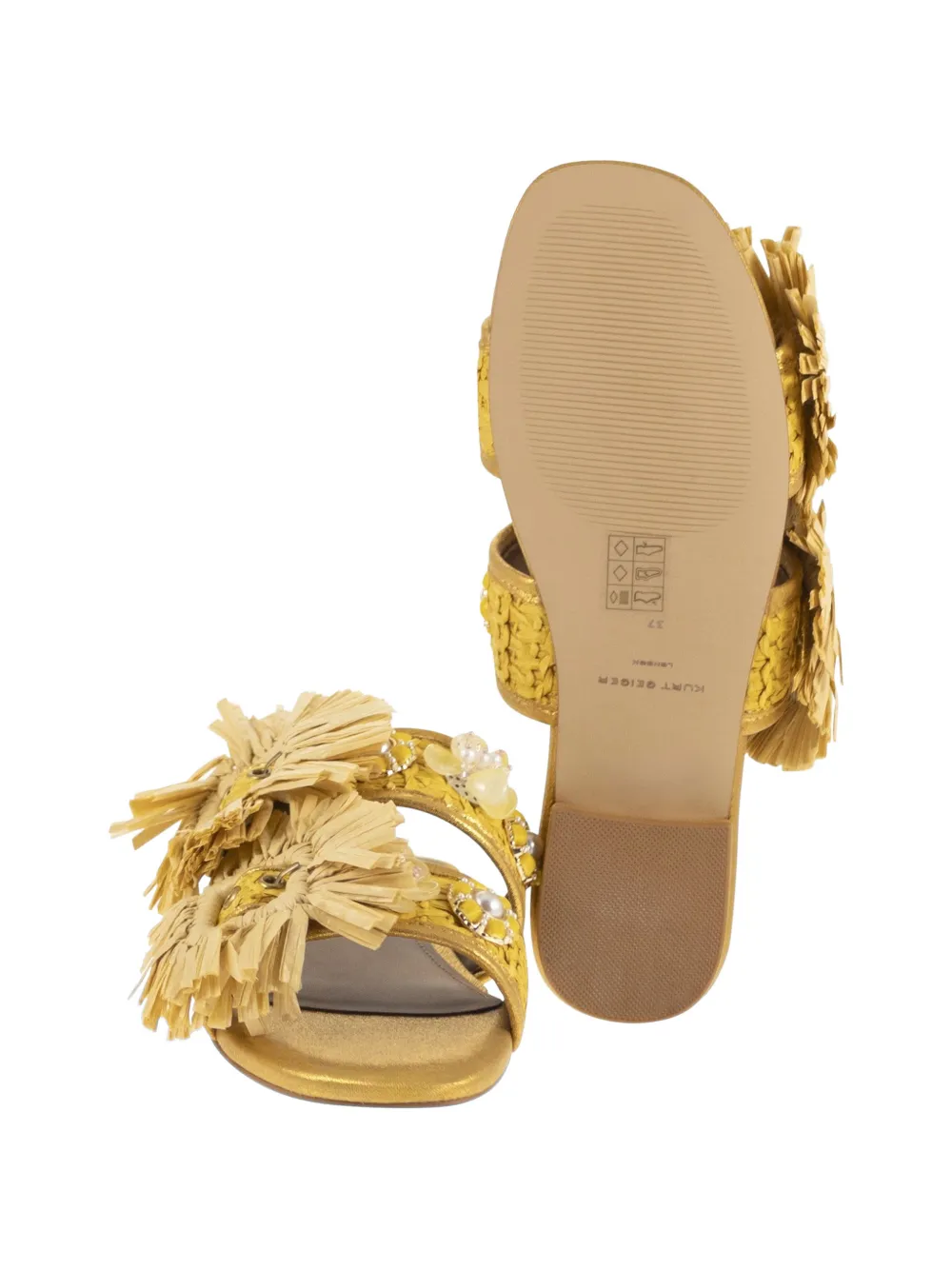 Kurt Geiger London Sandalen met franje Beige