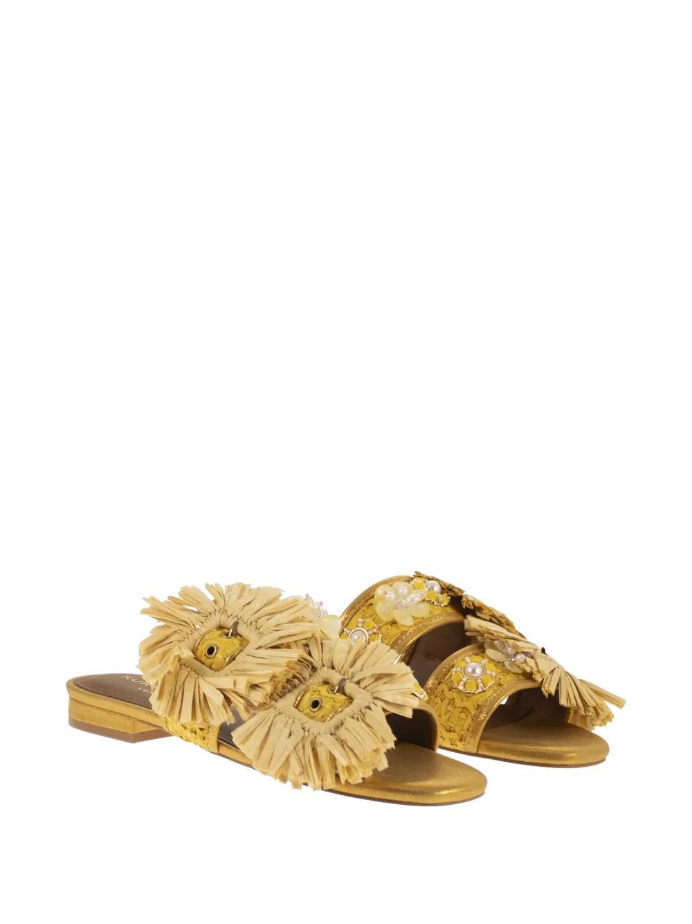 Kurt Geiger London Sandalen met franje Beige