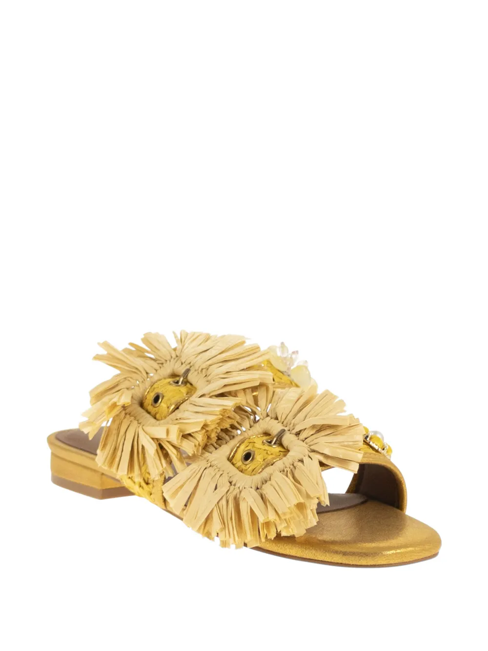 Kurt Geiger London Sandalen met franje Beige