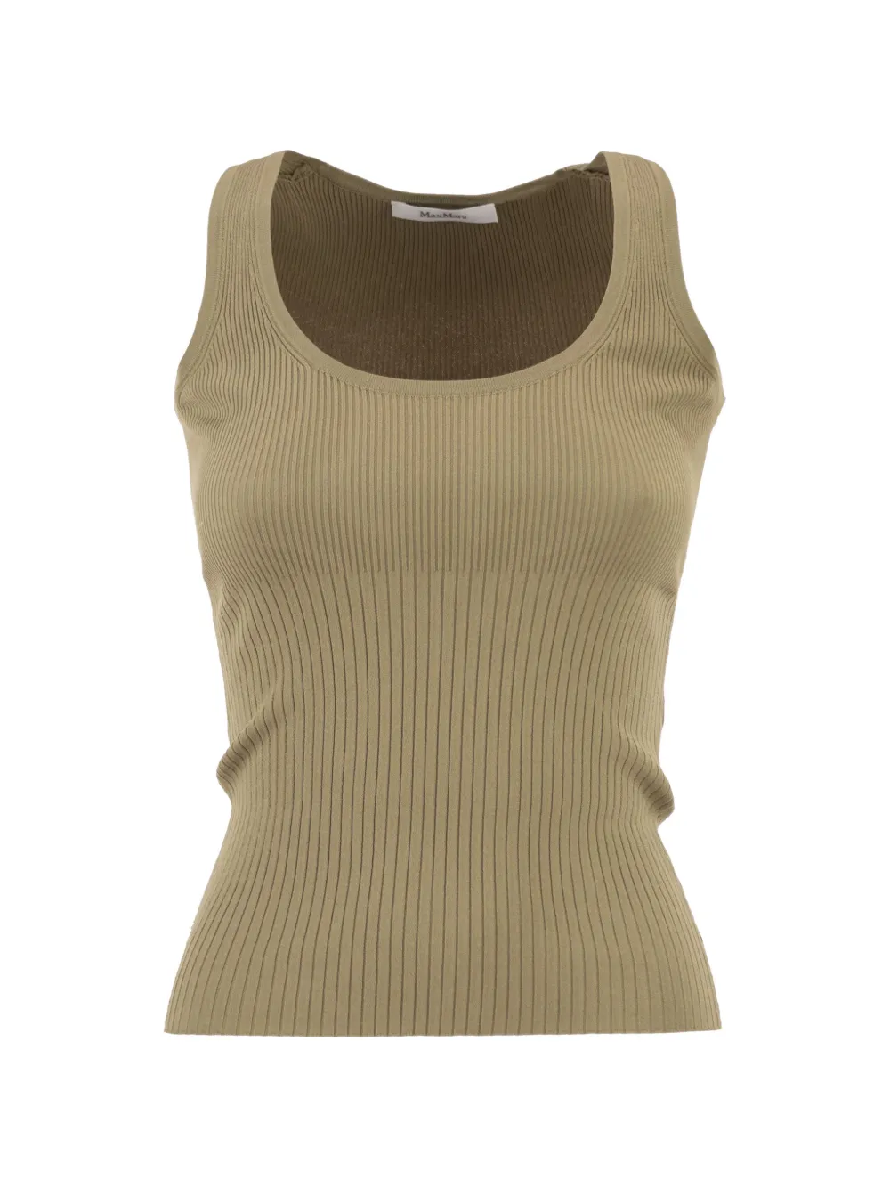 Max Mara ribbed tank top - Toni neutri
