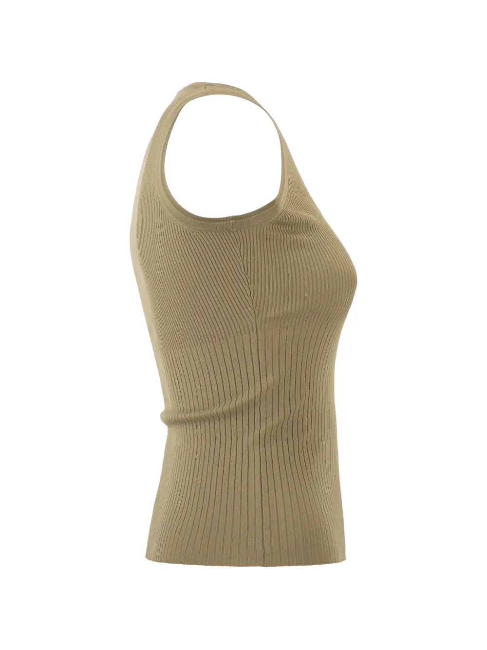 Max Mara Geribbelde tanktop Beige