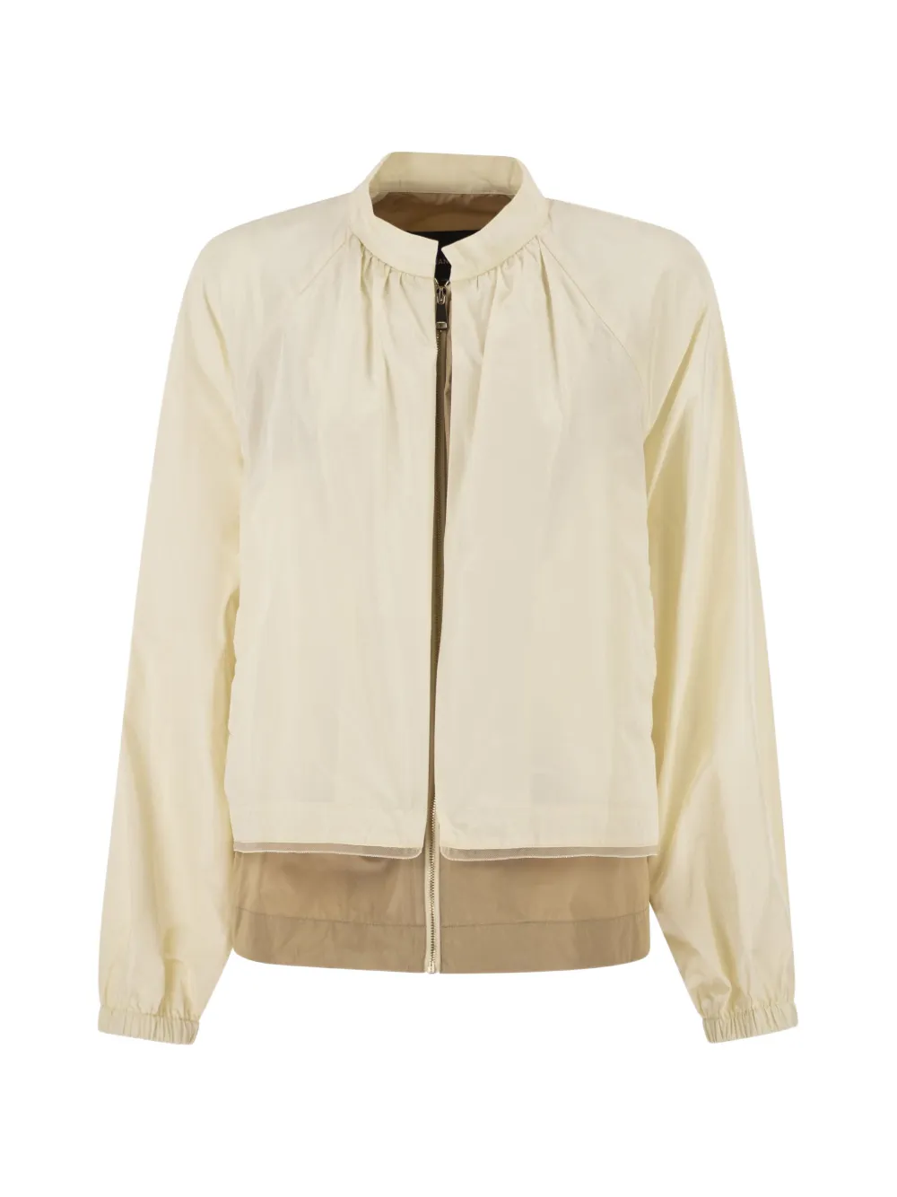 Fabiana Filippi zip-up lightweight jacket - Toni neutri