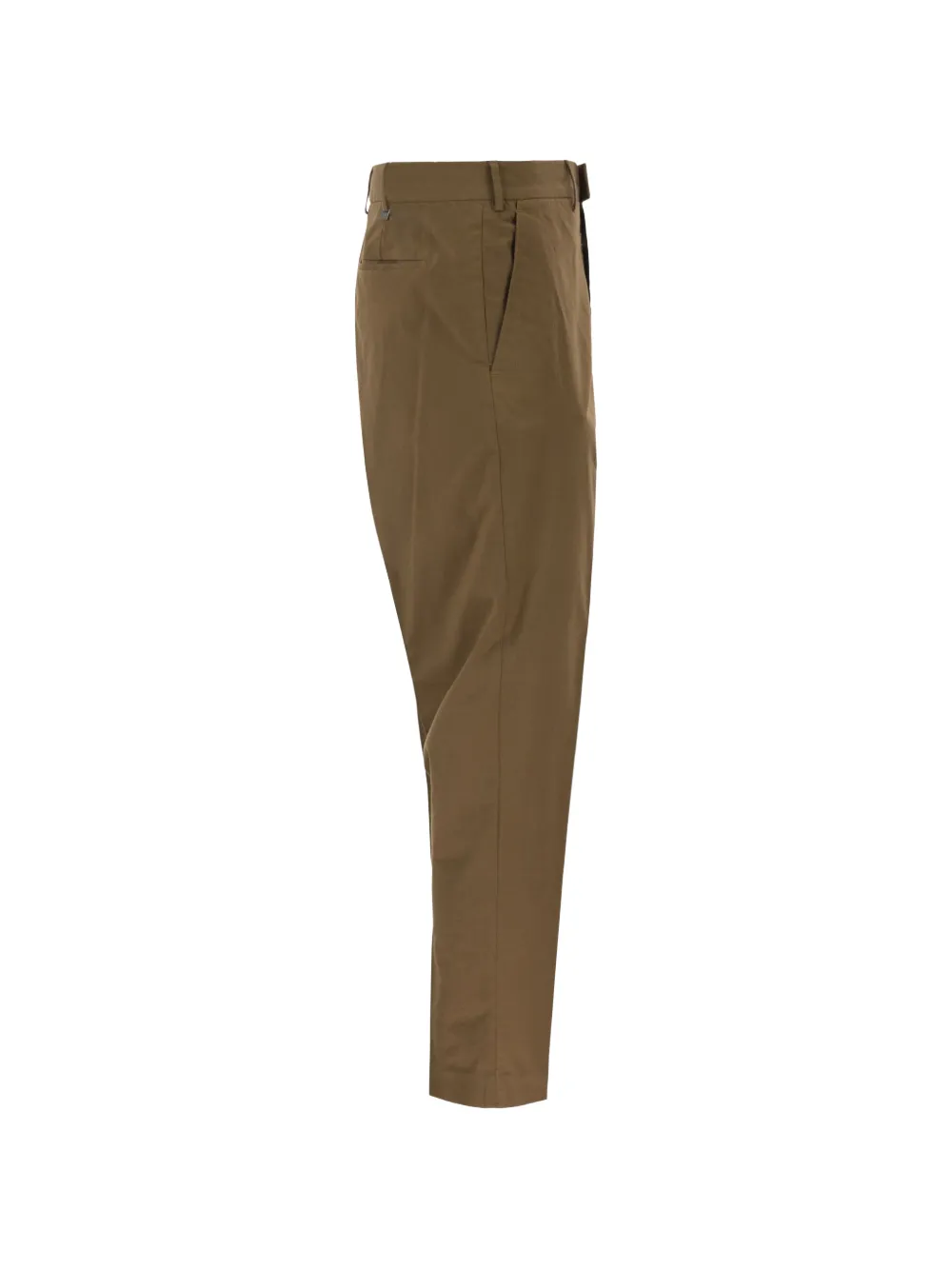 PT Torino Broek met zak en riemlus Bruin