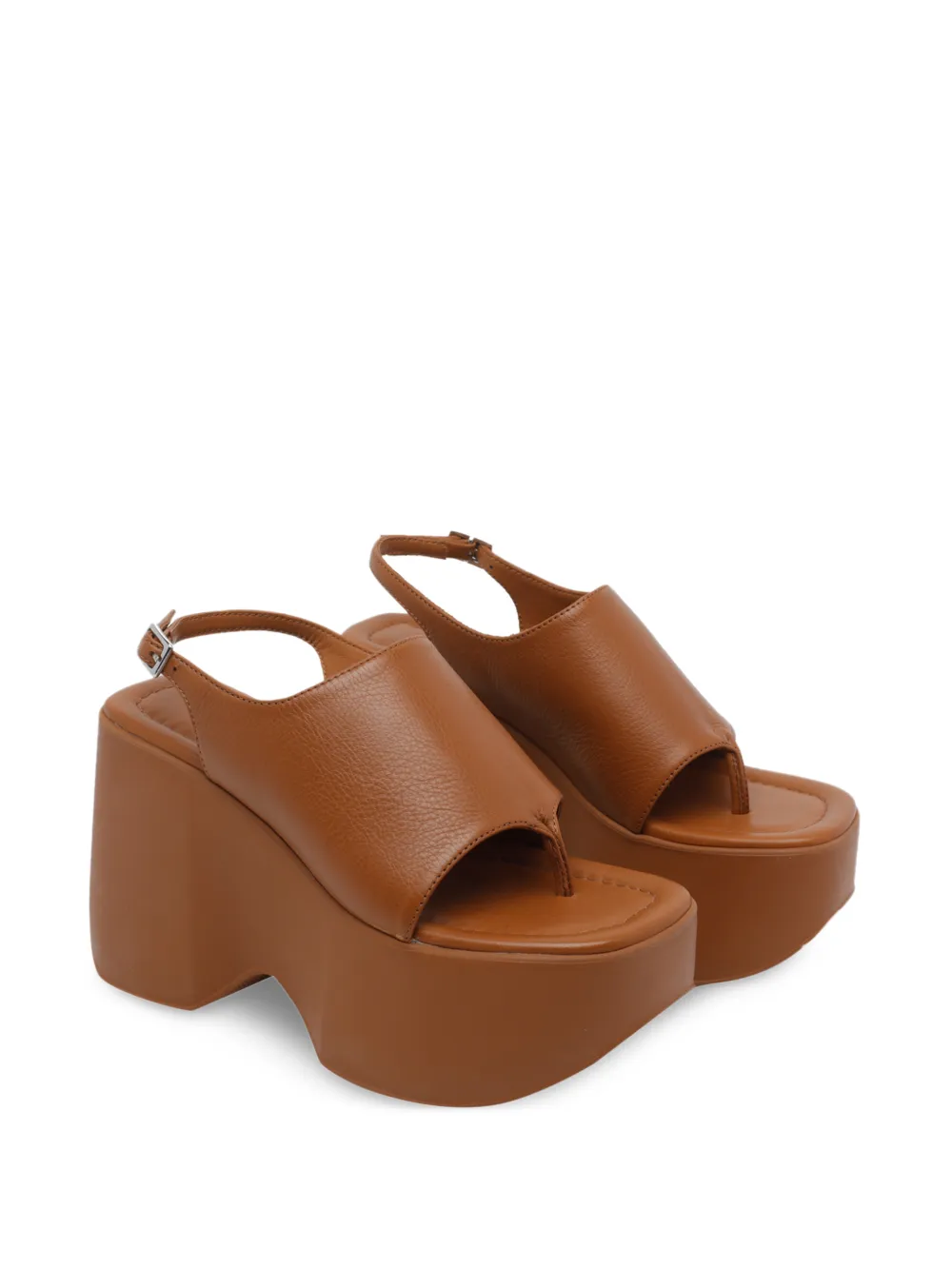 Vic Matie Sensory leren sandalen Bruin