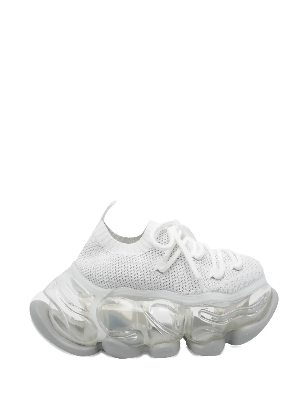 Grounds Skyscraper Sneakers In White