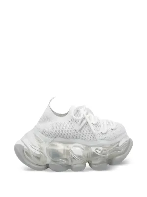 GROUNDS 70mm Moopie bubble-sole Sneakers | Grey | FARFETCH