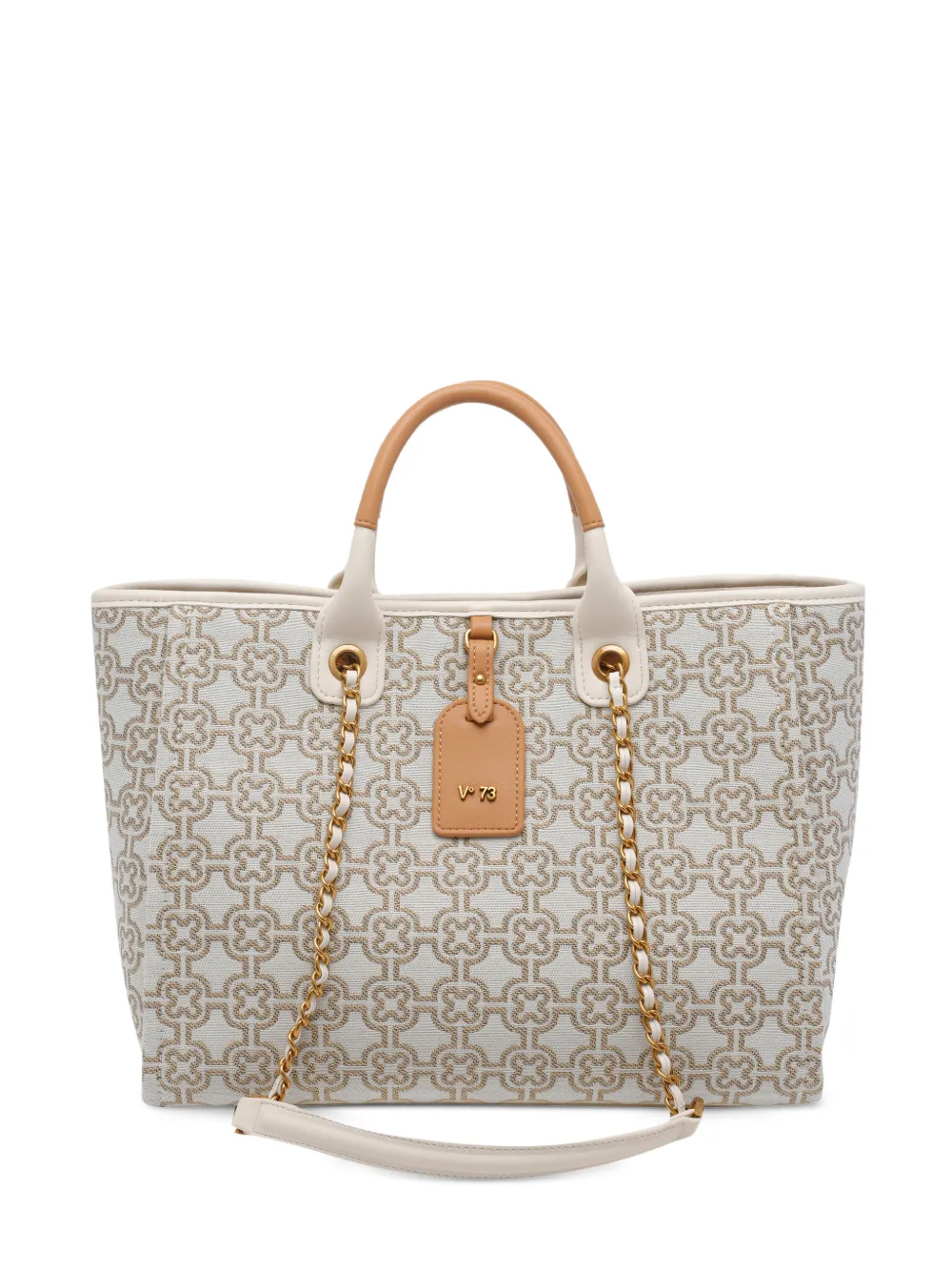 V°73 Harriet chain tote bag - Toni neutri