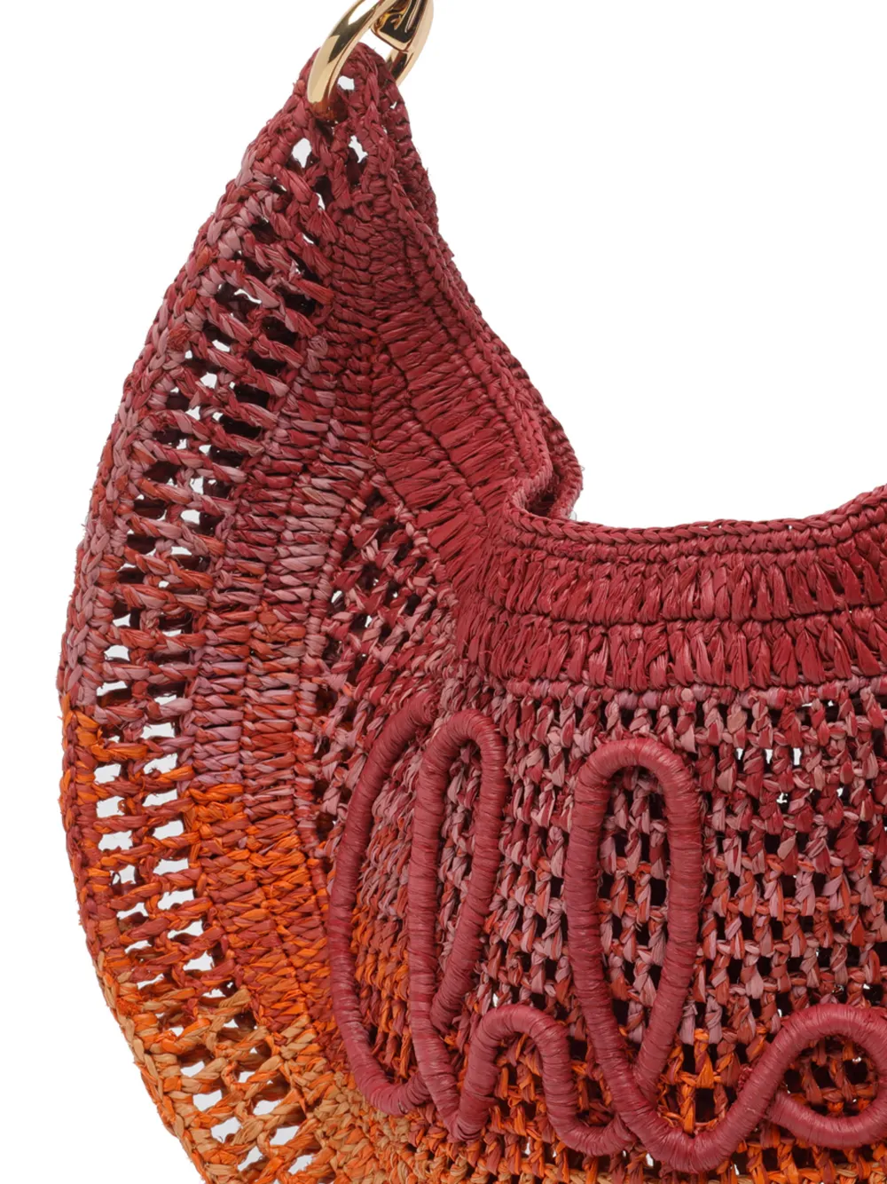 Chloé Summer Banana schoudertas met zonsondergang-effect Rood