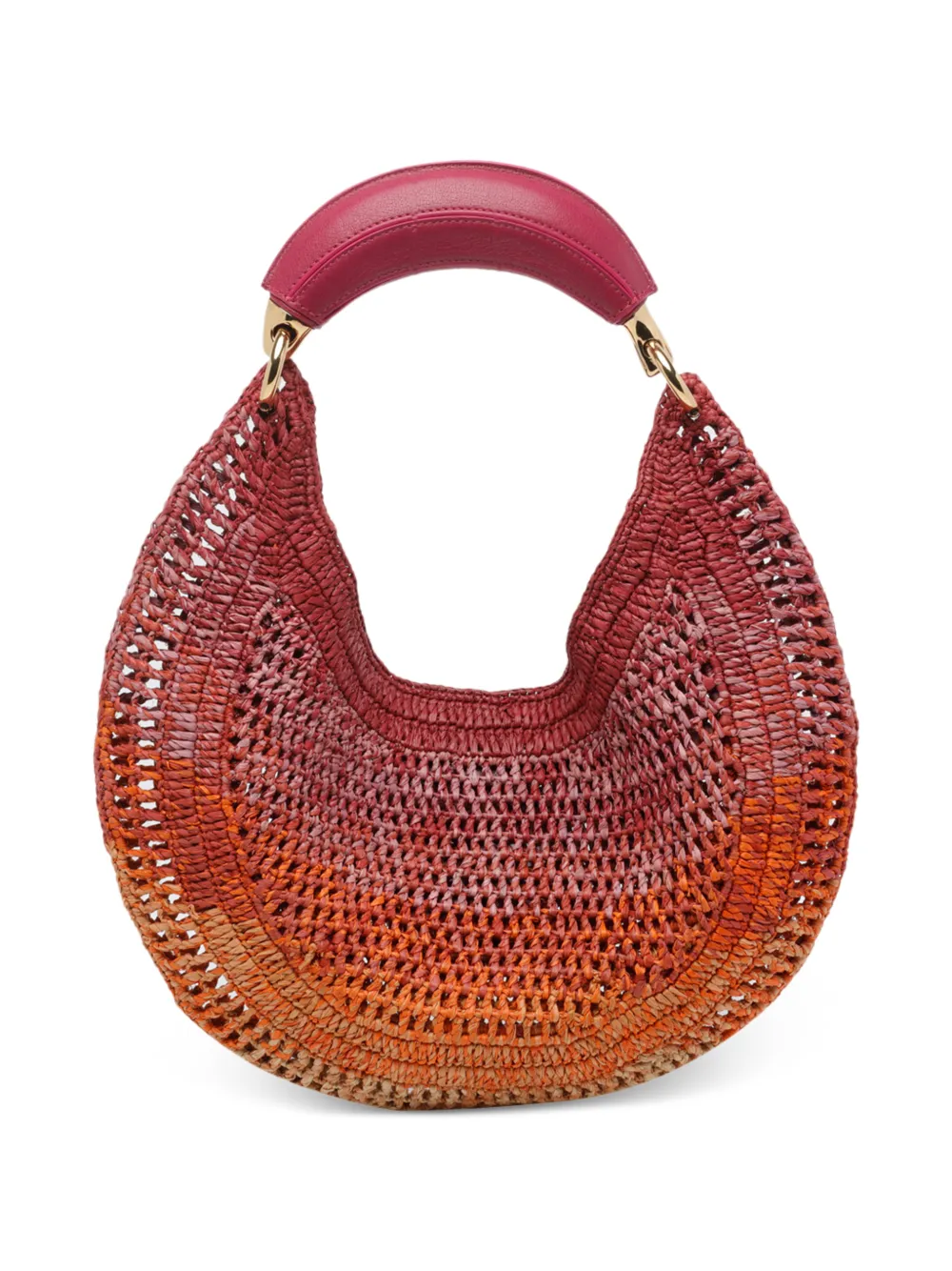 Chloé Summer Banana schoudertas met zonsondergang-effect Rood