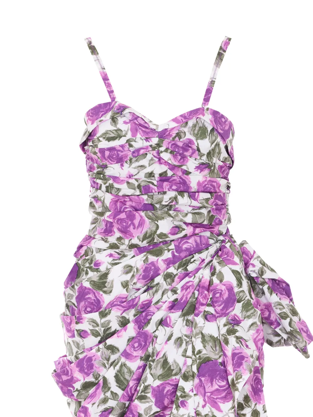 Chloé Gewikkelde bustier midi-jurk Wit