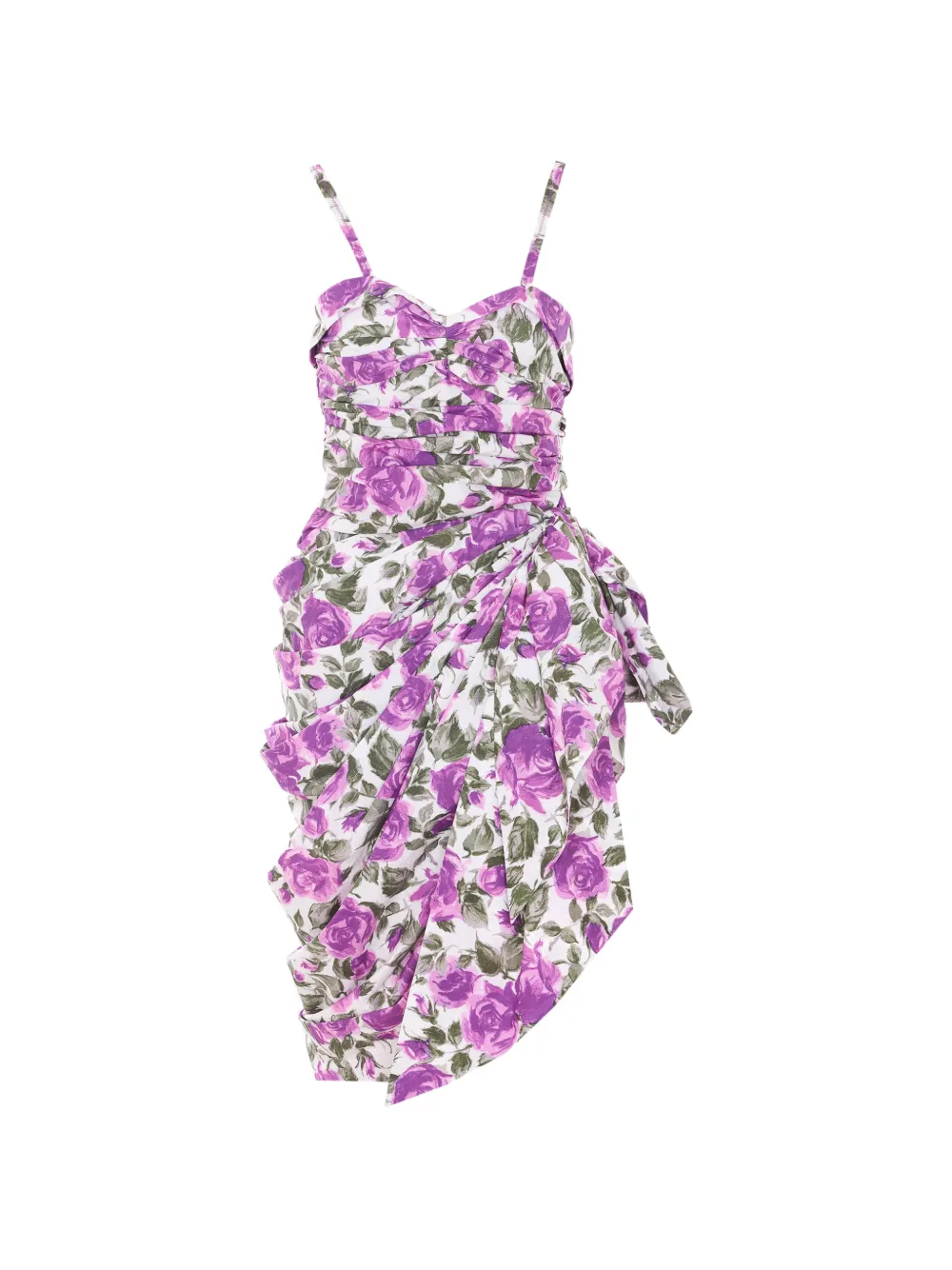 Chloé wrapped bustier midi dress - Weiß