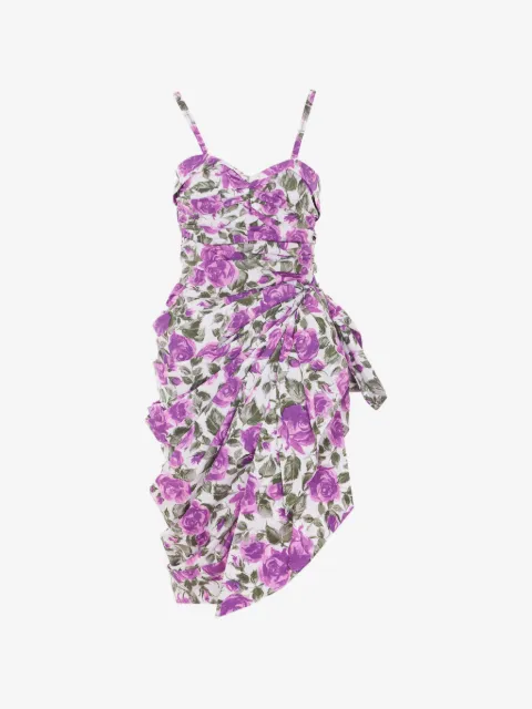 Chloé wrapped bustier midi dress