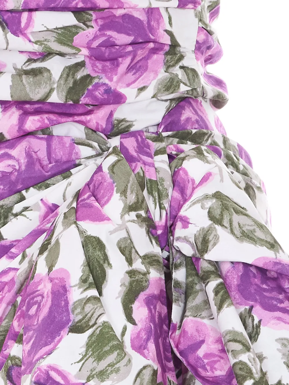 Chloé Gewikkelde bustier midi-jurk Wit
