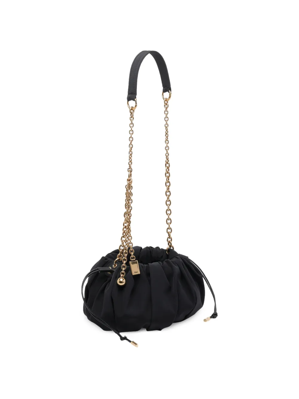 Chloé Plissé clutch Zwart
