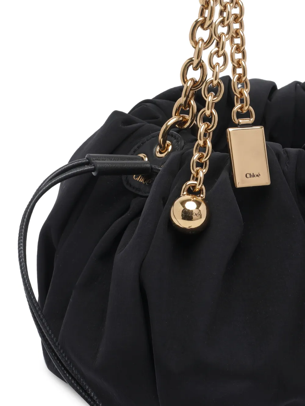 Chloé Plissé clutch Zwart