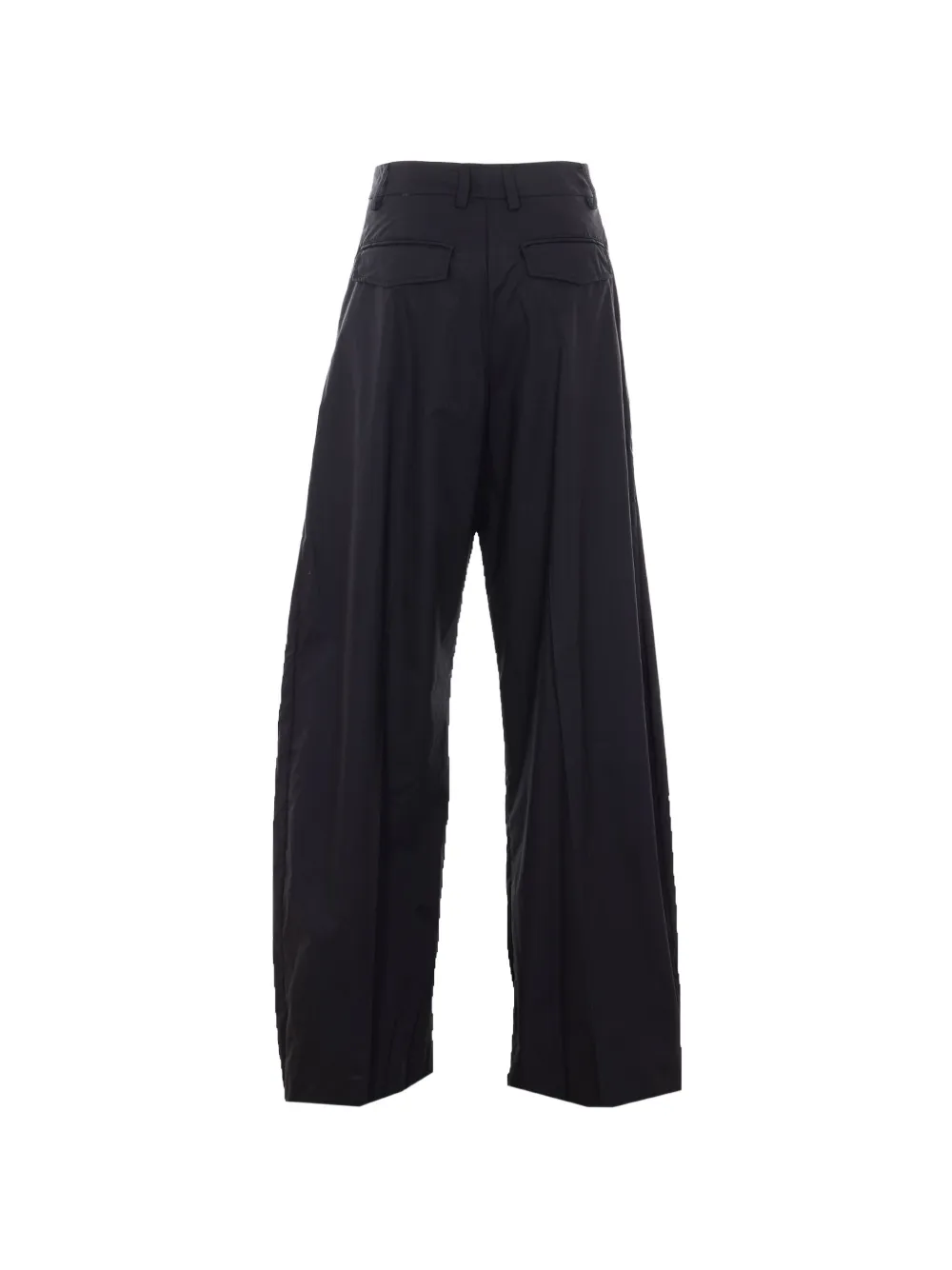 THELATEST Broek met wijde pijpen Zwart
