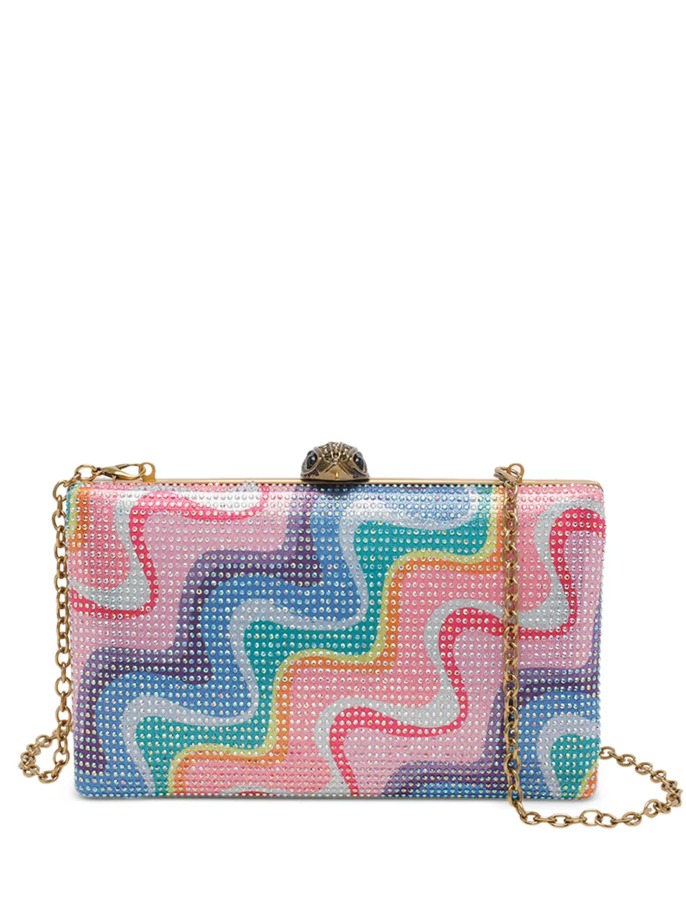 Kurt Geiger London Crystal Kensington clutch bag - Rosa