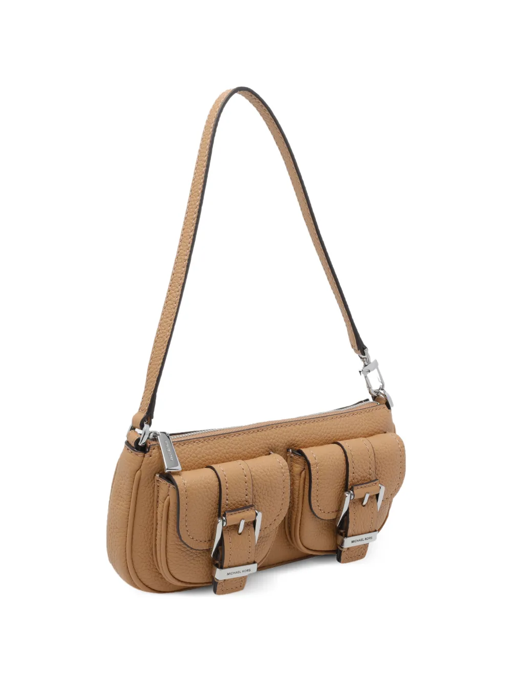 Michael Kors Leren schoudertas Beige