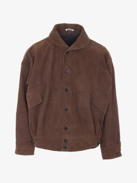 Auralee Wildlederjacke mit Knöpfen