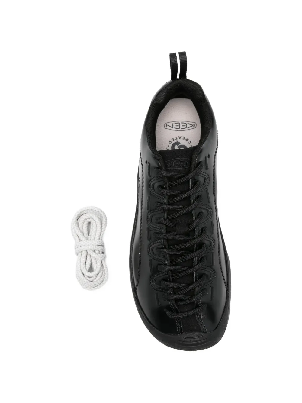 KEEN FOOTWEAR Jasper lace-up flat sneakers Zwart