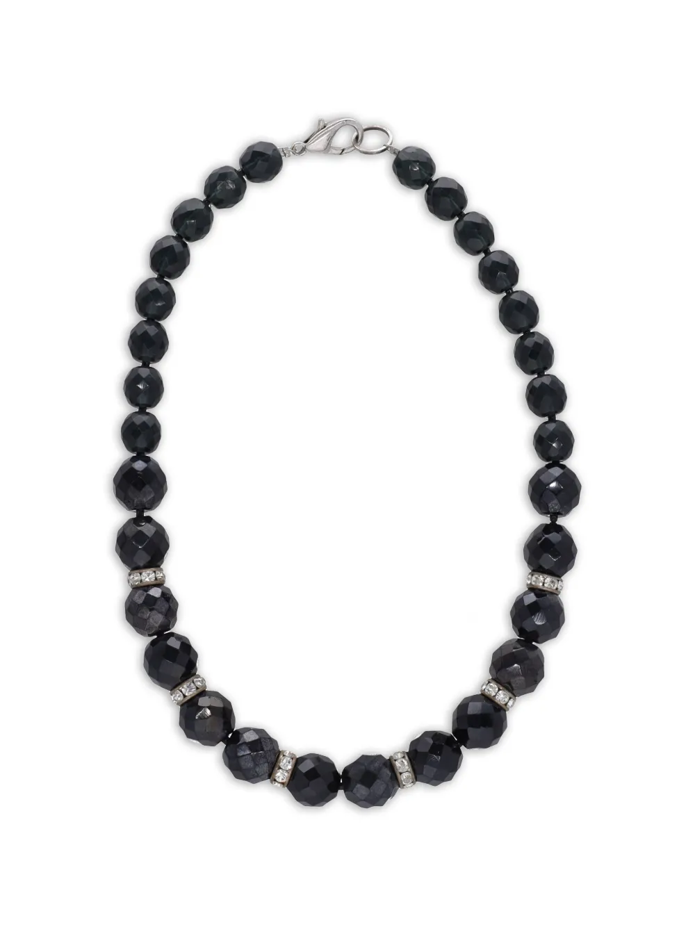Vintage beaded necklace - Nero