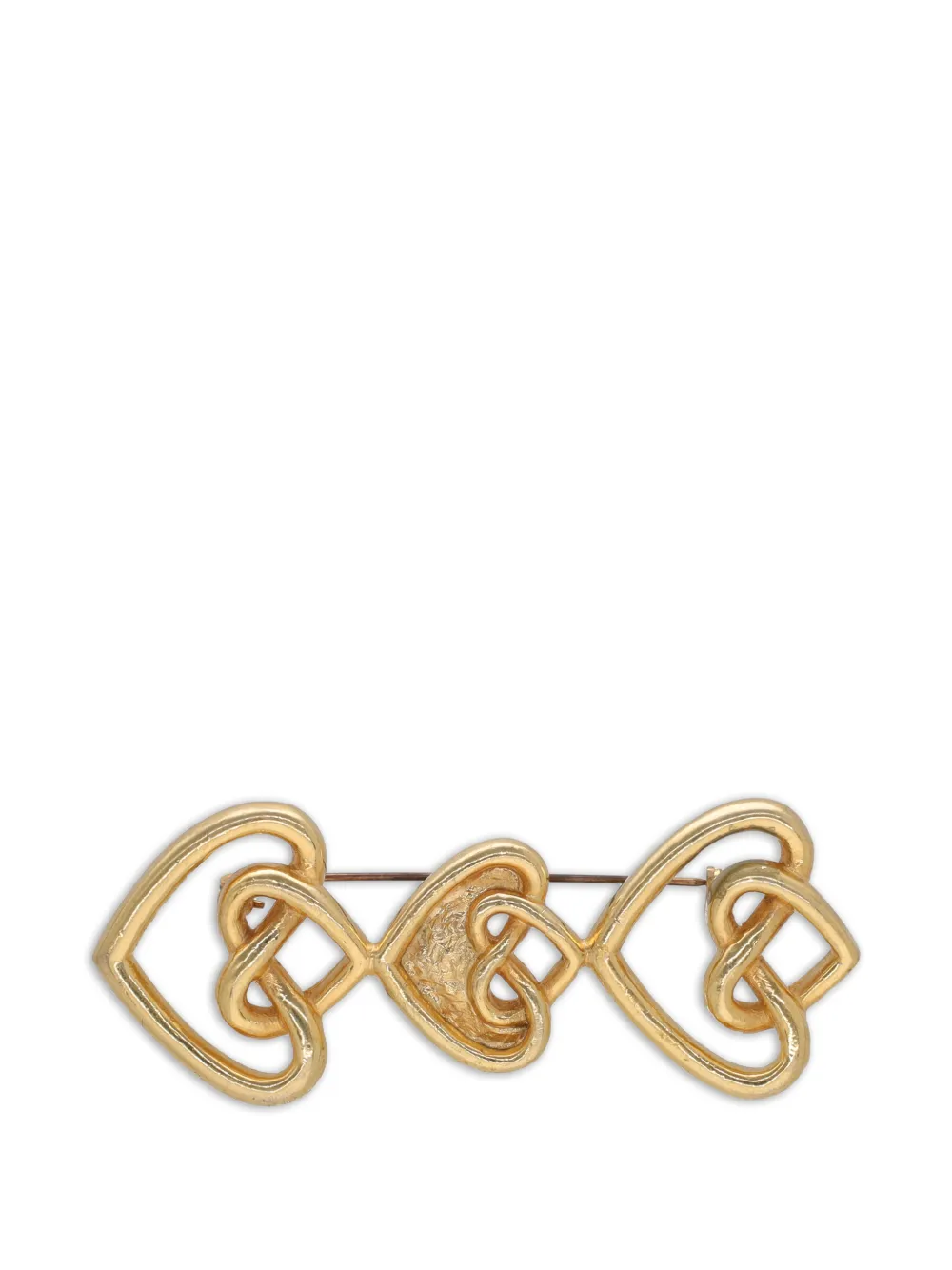 Vintage hearts brooch - Gold