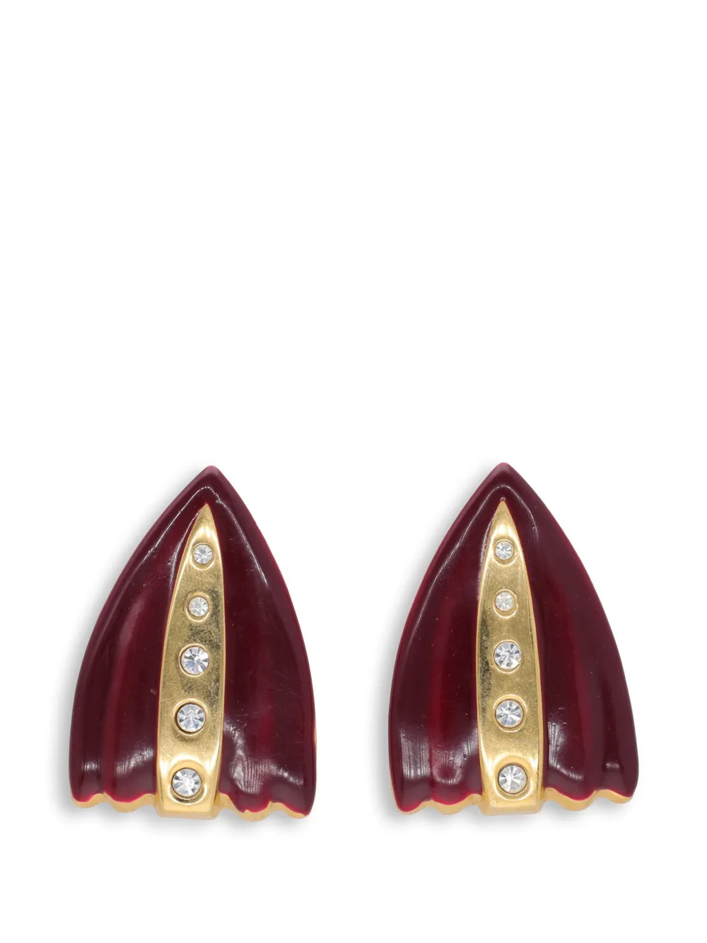 Vintage multi-coloured earrings - Oro