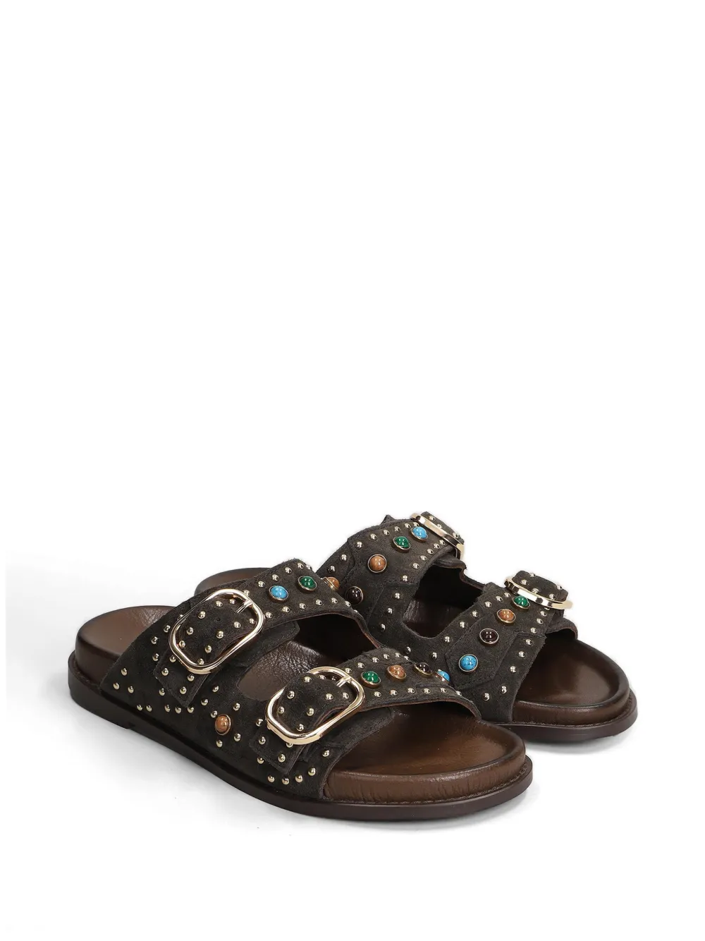 Bibi Lou Liner stud-embellished sandals Bruin