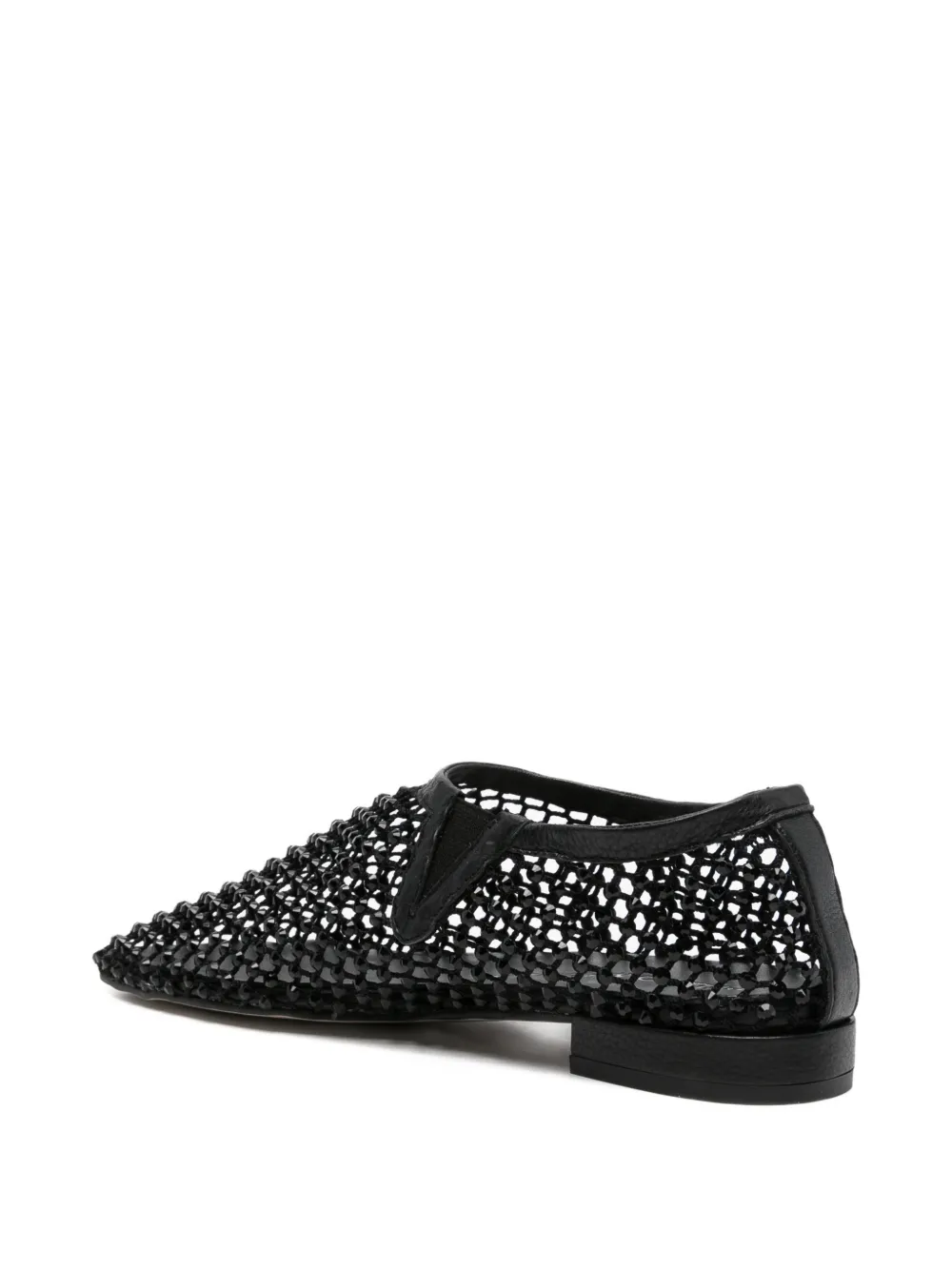 Pedro Miralles Zucaina mesh pumps verfraaid met kristallen Zwart