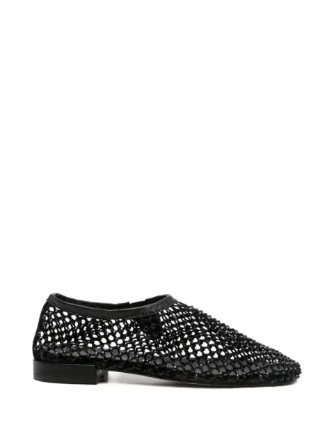 Pedro Miralles Zucaina crystal-embellished mesh pumps