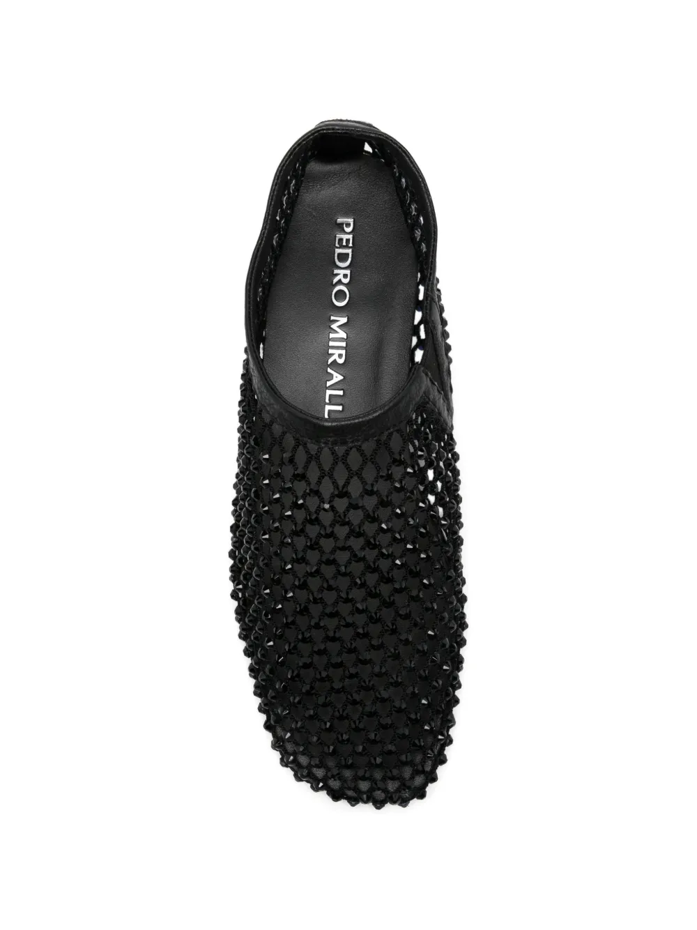 Pedro Miralles Zucaina mesh pumps verfraaid met kristallen Zwart