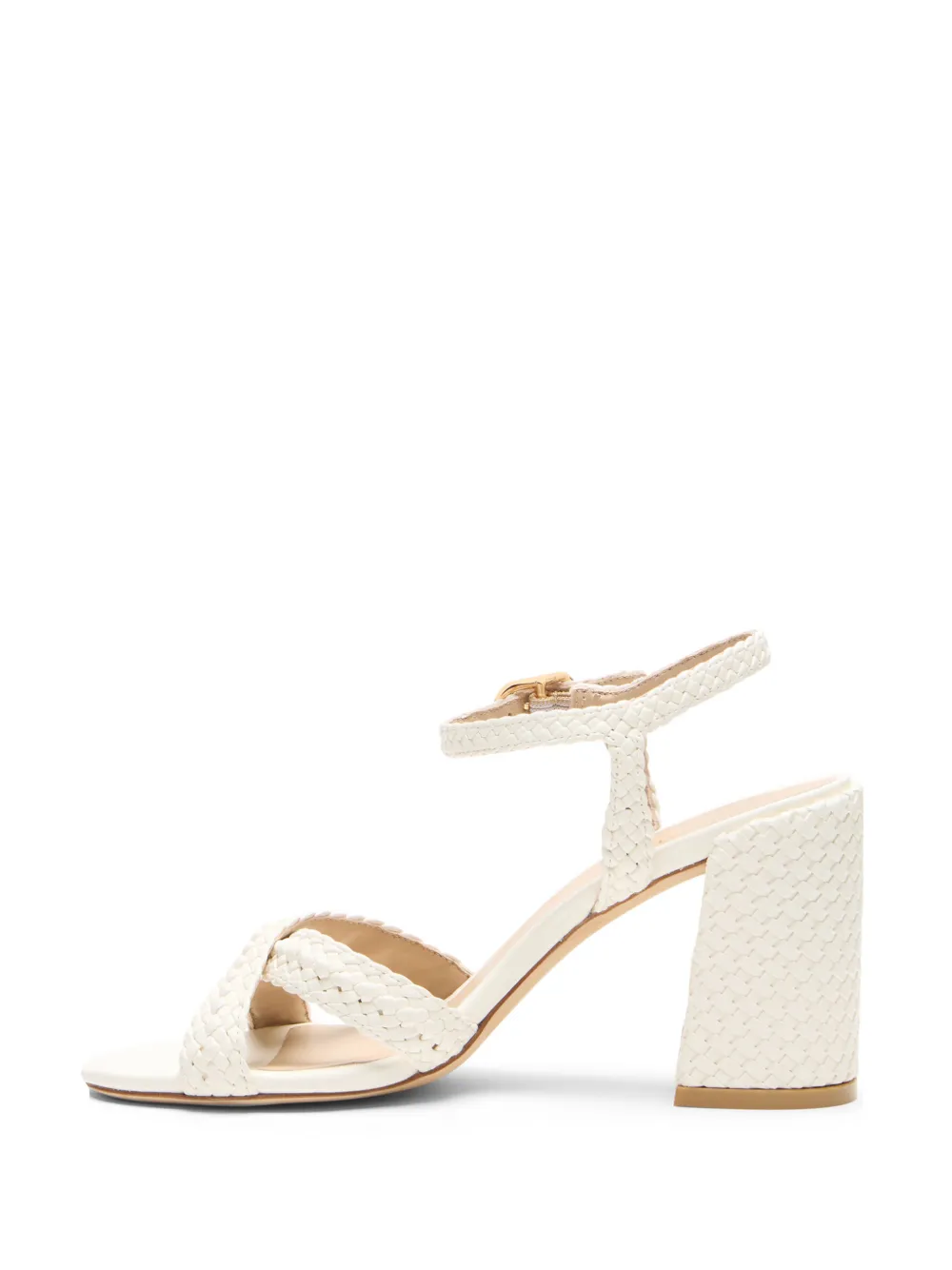 Stuart Weitzman Alyssa interwoven sandals Beige