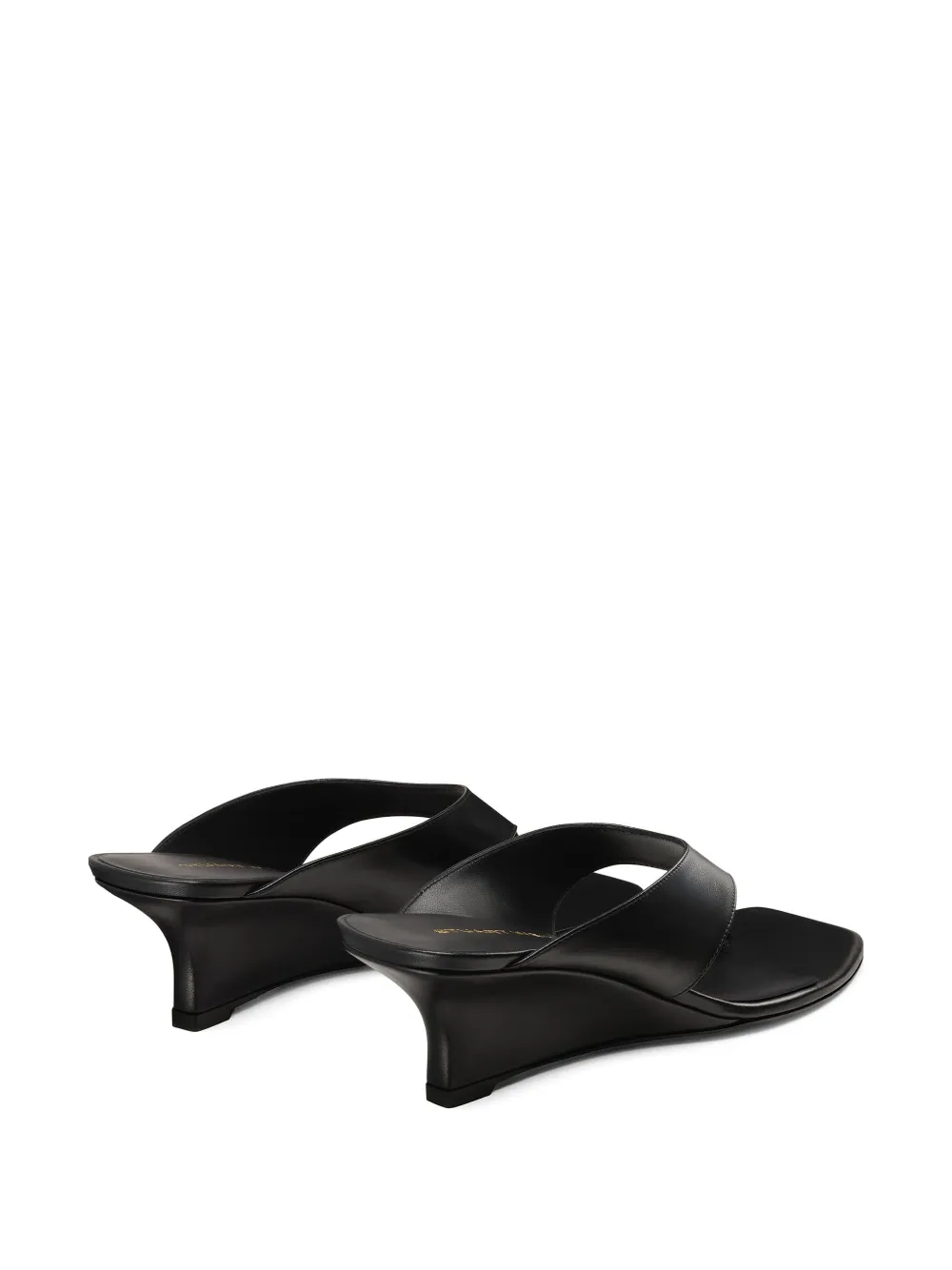 Stuart Weitzman Vinnie sandalen met sleehak Zwart