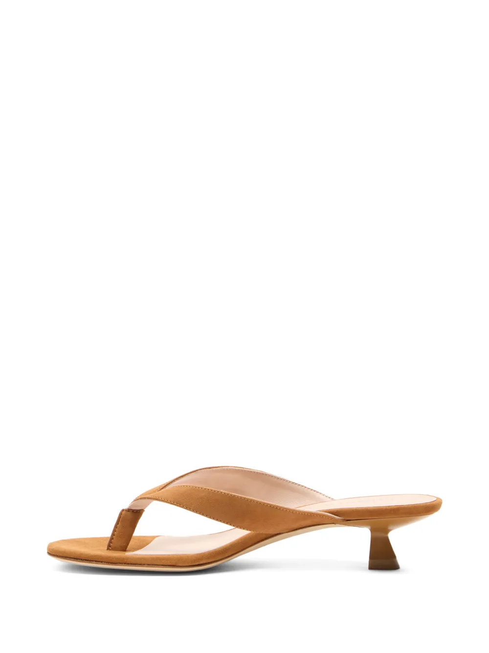 Stuart Weitzman Rio Sleek sandalen met amandelvormige neus Beige