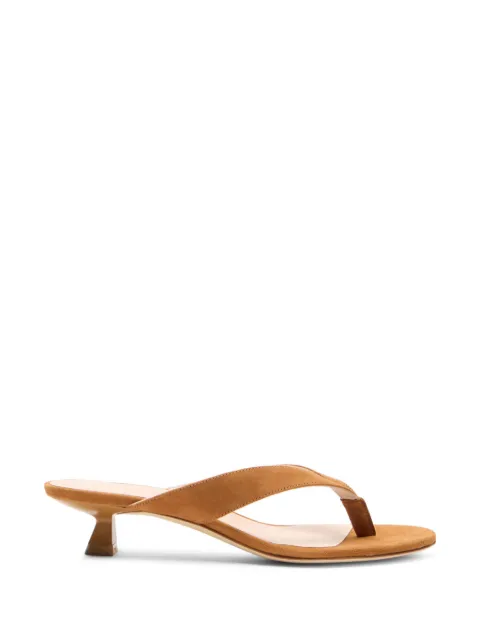 Stuart Weitzman Rio Sleek almond-toe sandals