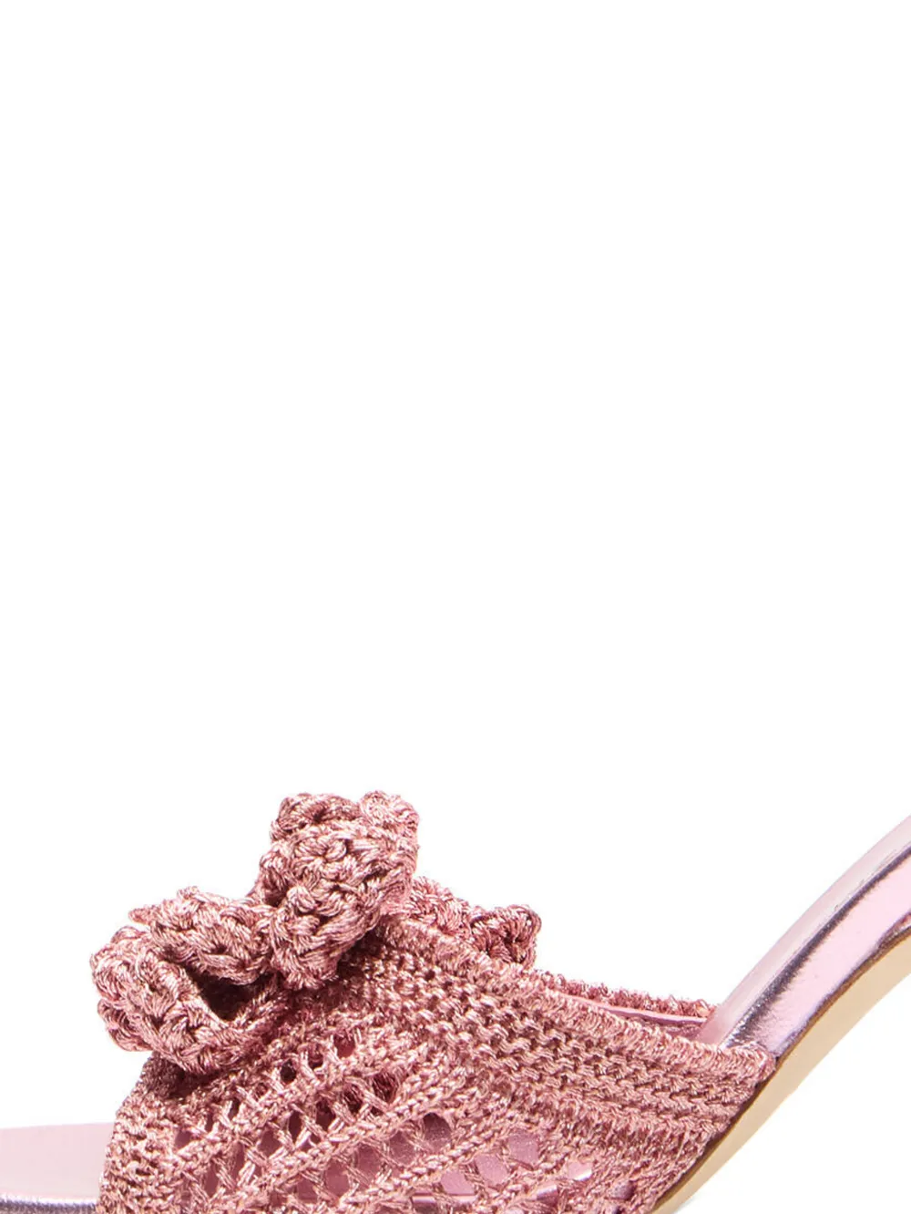 Stuart Weitzman Lotus sandalen met bloemenpatch Roze