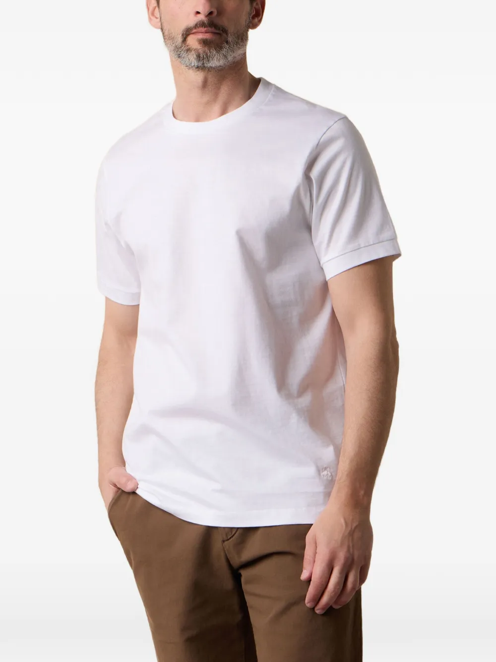 Brooks Brothers Katoenen T-shirt Wit