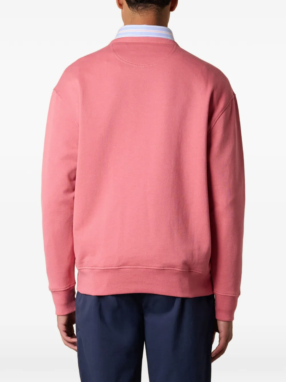 Brooks Brothers Sweater met geborduurd logo Roze