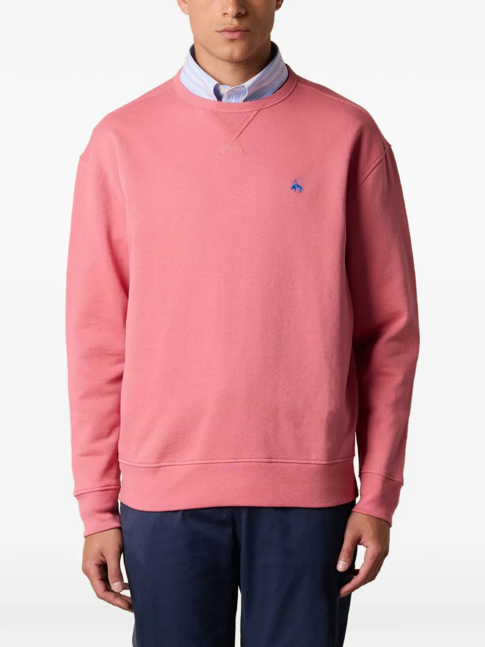 Brooks Brothers sweat à logo brodé - Rose