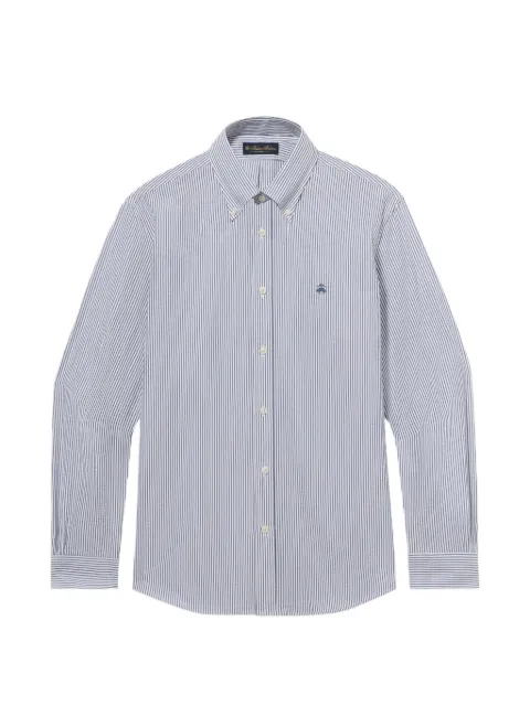 Brooks Brothers logo-embroidered button-down shirt