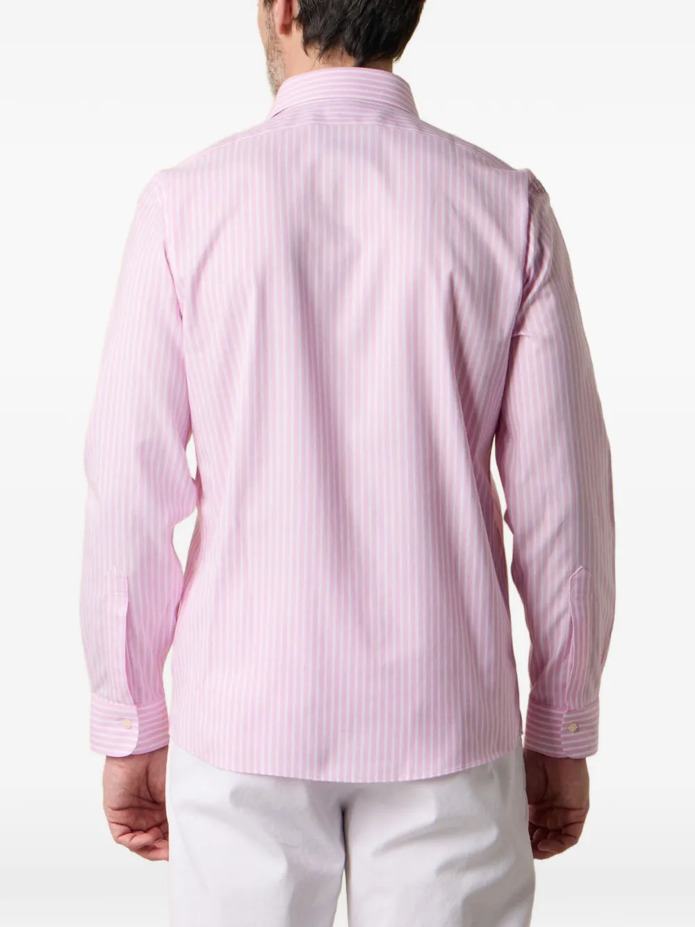 Brooks Brothers Gestreept overhemd Roze
