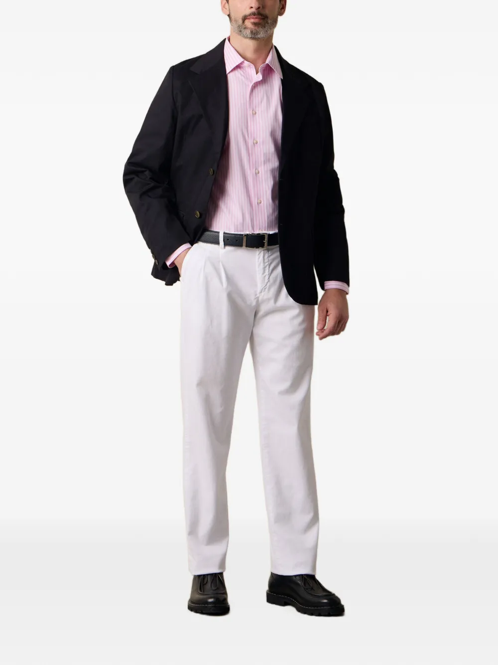 Brooks Brothers Gestreept overhemd Roze