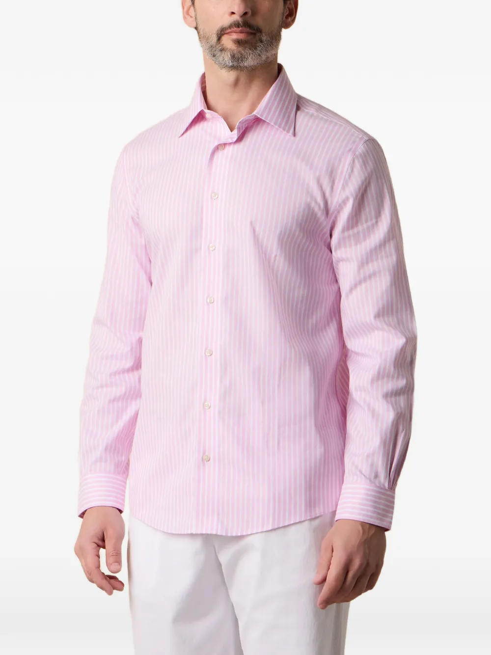 Brooks Brothers chemise à rayures - Rose Brooks Brothers chemise à rayures - Rose