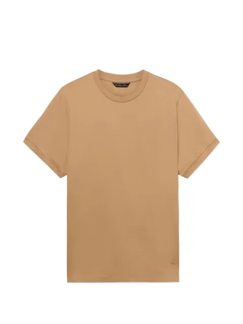Brooks Brothers logo-embroidered cotton T-shirt
