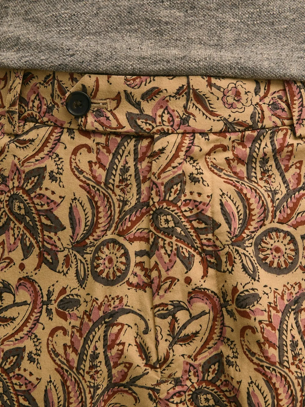 Brooks Brothers Shorts met paisley-print Beige