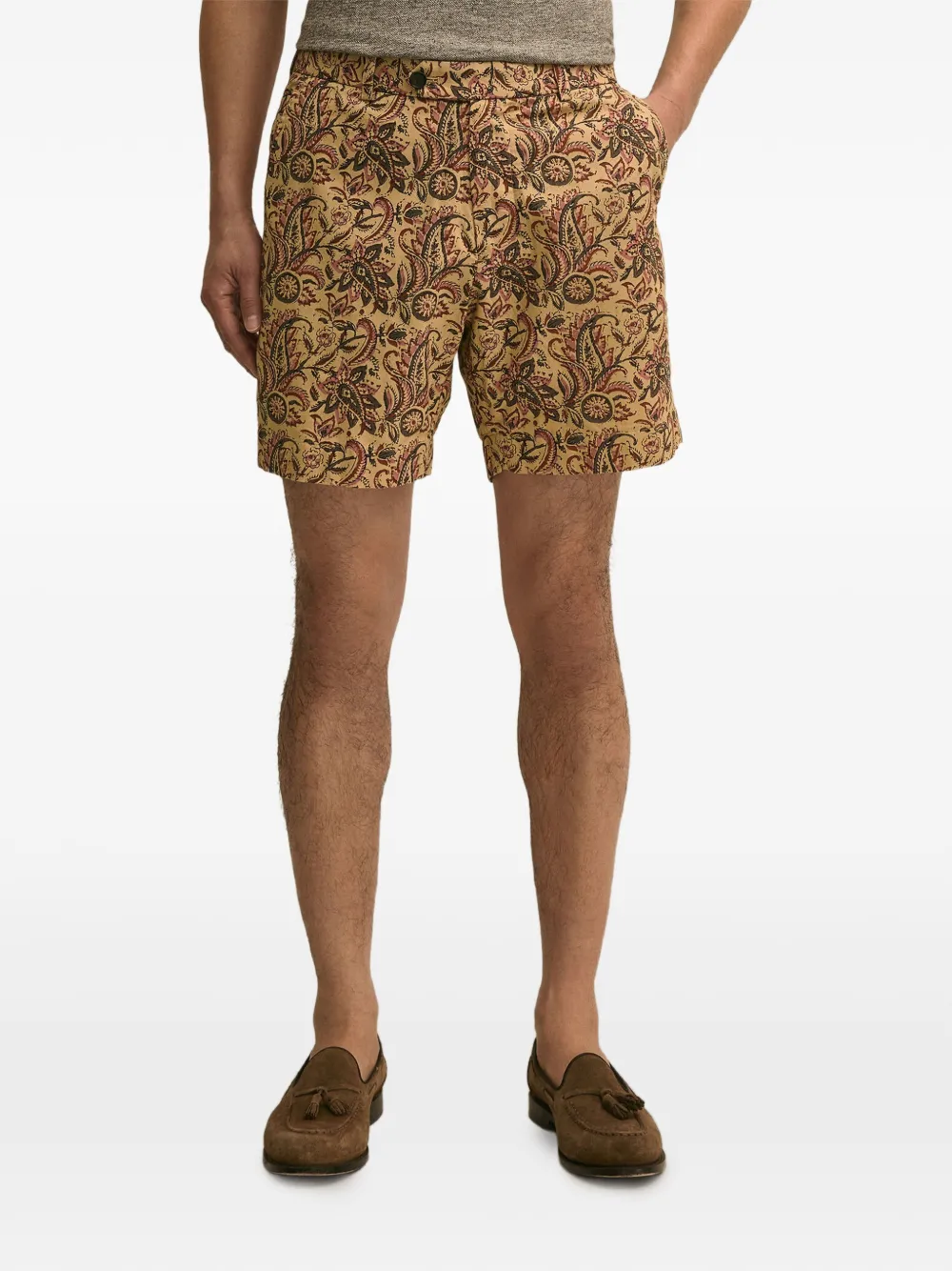 Brooks Brothers paisley-print shorts - Toni neutri
