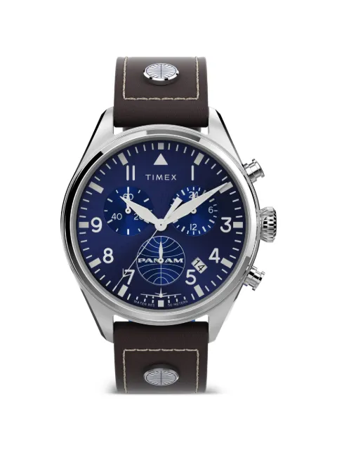 TIMEX x Pan Am 42mm chronograph watch