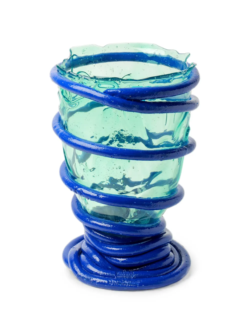Gaetano Pesce Pompitu I irregular-rim vase x Browns exclusive - Blau